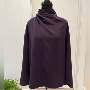HALSTON high neck dressy blouse NWT